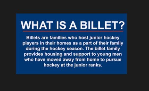 BILLET FAMILIES