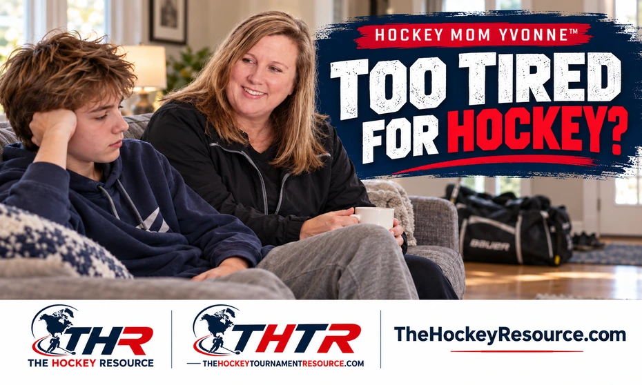 Hockey Burnout - Hockey Mom Yvonne talks with a family about a Player feeling exhausted by Hockey.