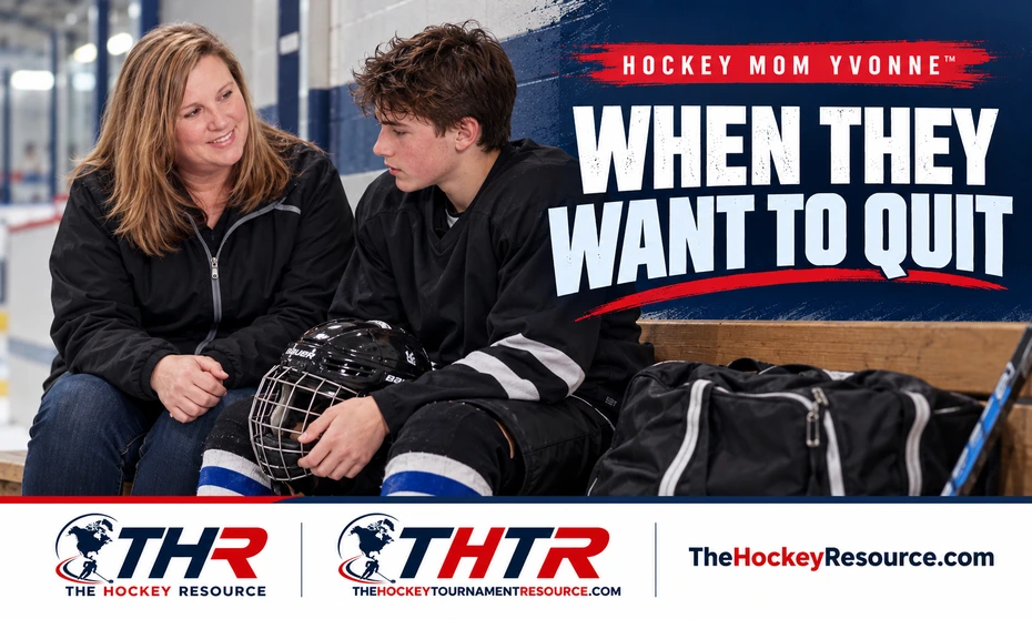 Quit Hockey - Hockey Mom Yvonne talks with a Player considering leaving Hockey mid-season.