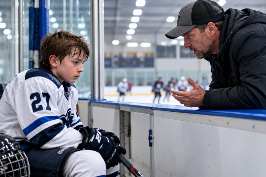 HURTING CHILD HOCKEY